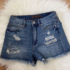 Joe’s Jeans high waist shorts size 26 distressed